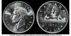 image for: Canada: George VI Dollar 1950 MS65 PCGS,...