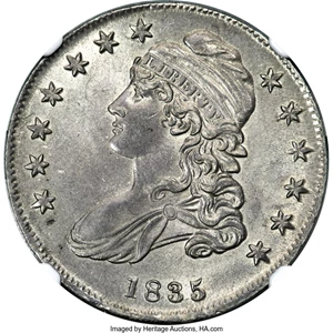image for: 1835 50C O-101, R.1, MS61 NGC....