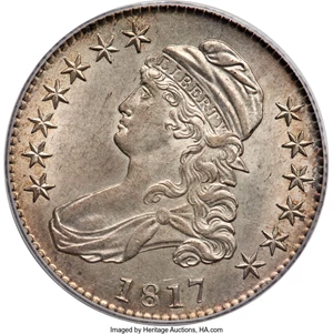 image for: 1817 50C O-110, R.2, MS61 PCGS....