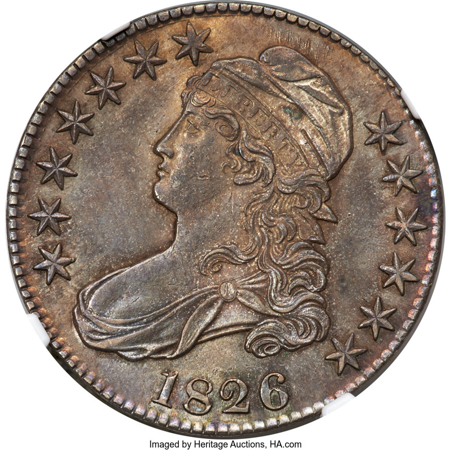 image for: 1826 50C O-119, R.4, MS61 NGC....