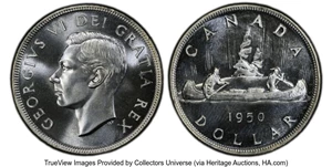 image for: Canada: George VI Dollar 1950 MS66 PCGS,...