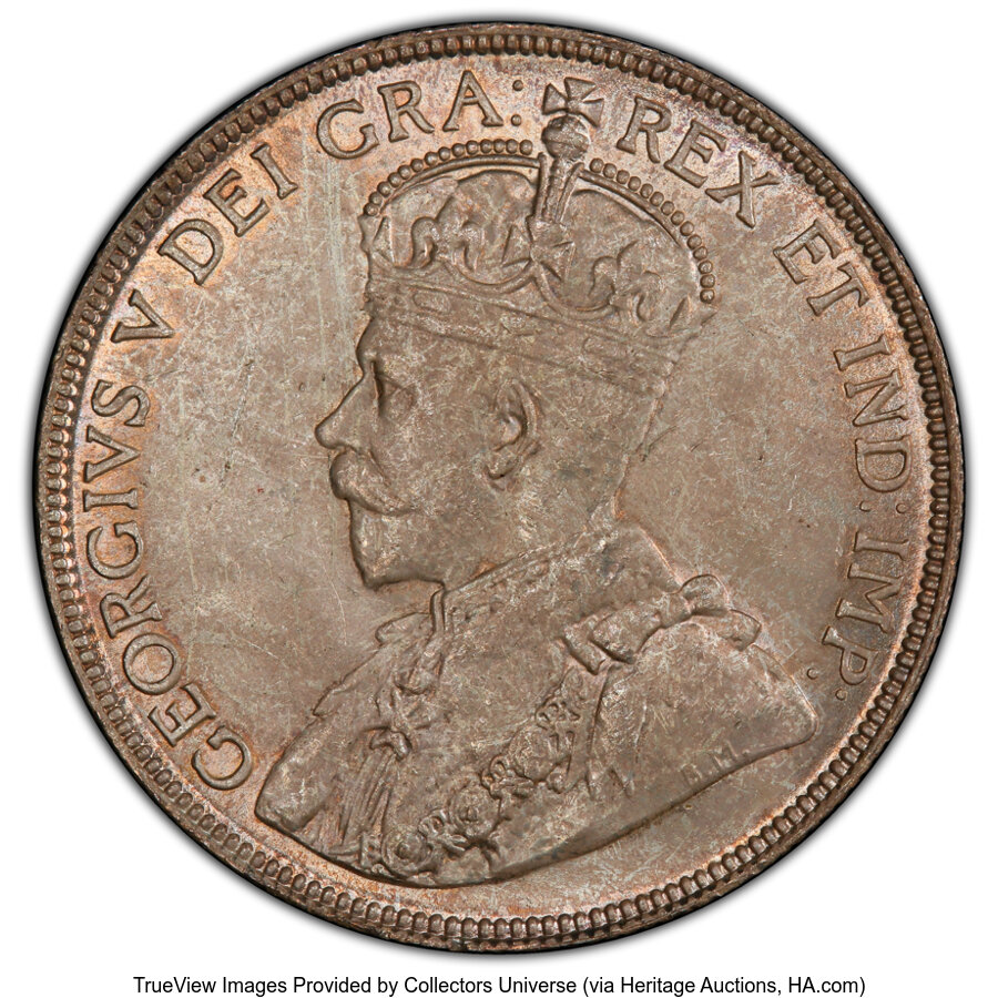 image for: Canada: George V 50 Cents 1931 MS65+ PCGS,...