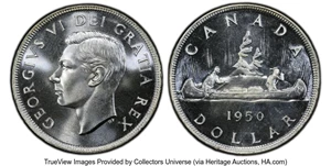image for: Canada: George VI Dollar 1950 MS66 PCGS,...