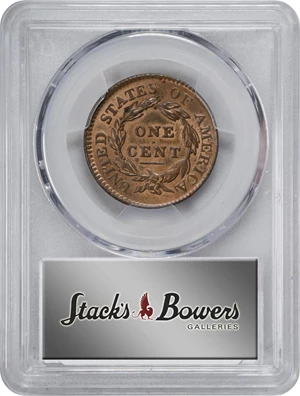 image for: 1817 Matron Head Cent. N-14. Rarity-1. 13 Stars. MS-62 RB (PCGS).