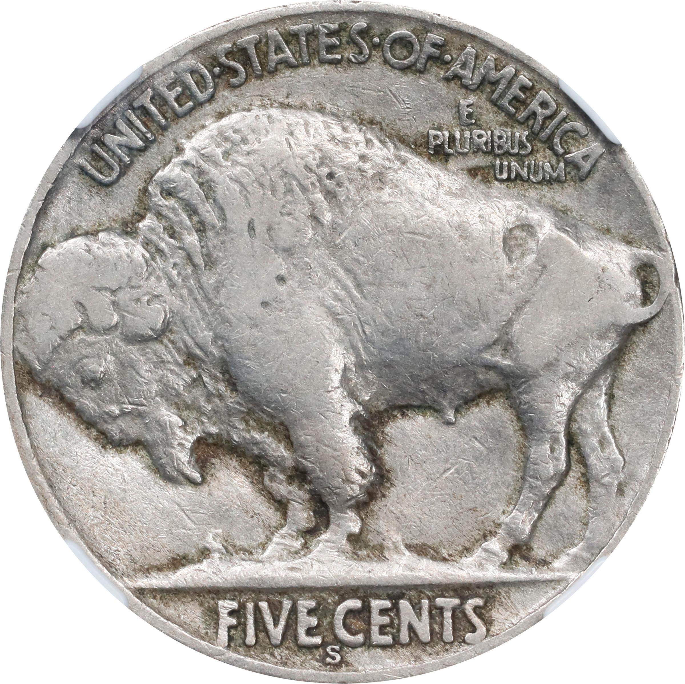 1924-S 5c VF35 CAC thumbnail 2