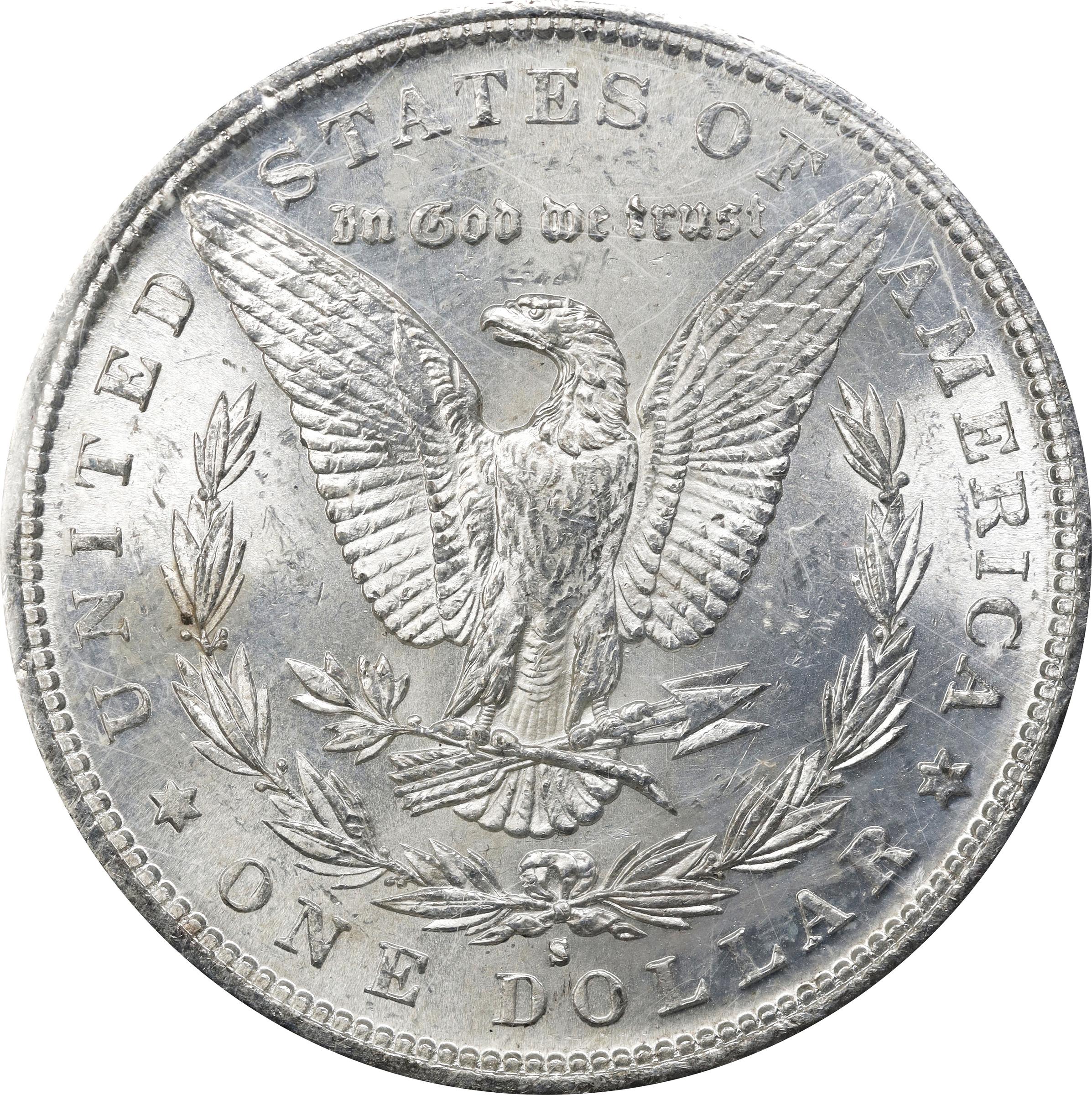 image for: 1882-S GSA Morgan Silver Dollar. Soft Pack. MS-64 (NGC).
