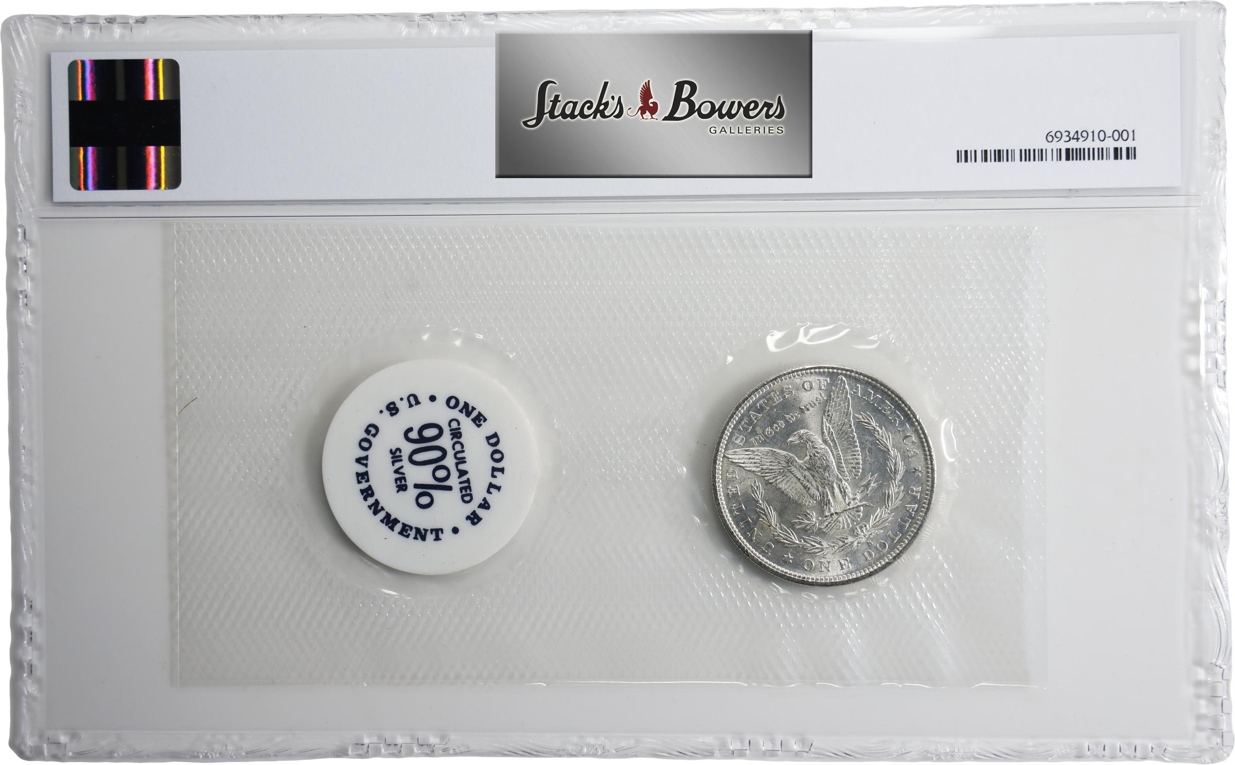 image for: 1882-S GSA Morgan Silver Dollar. Soft Pack. MS-64 (NGC).