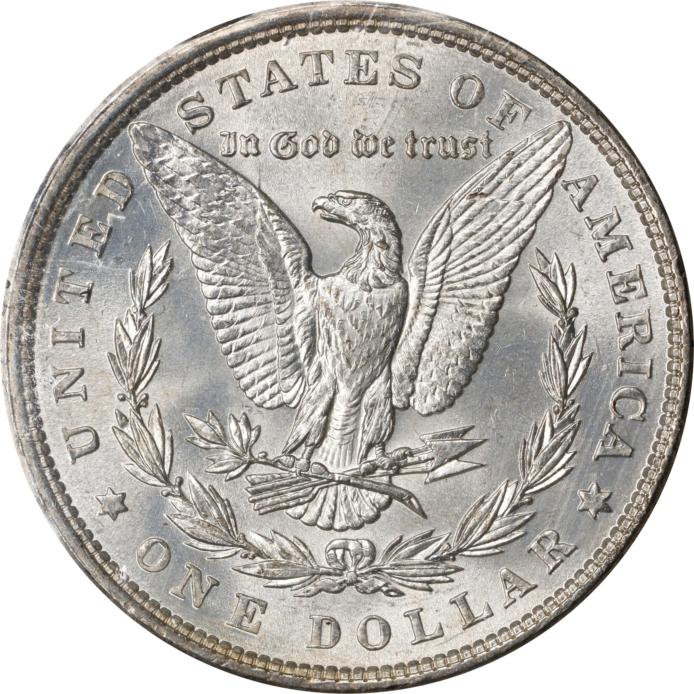 image for: 1886 GSA Morgan Silver Dollar. Soft Pack. MS-64 (NGC).