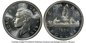 image for: Canada: George VI Dollar 1950 MS66 PCGS,...
