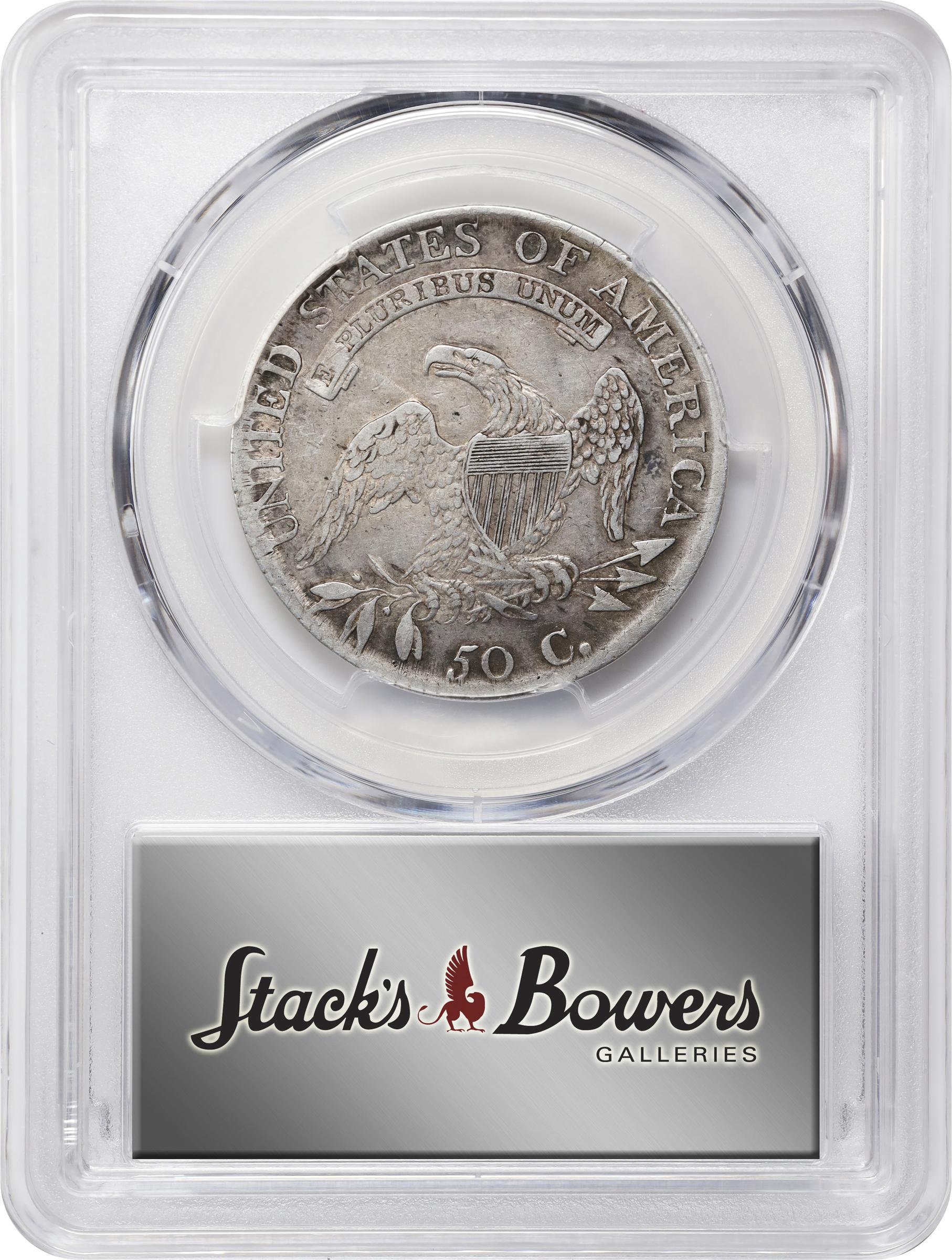 image for: 1814 Capped Bust Half Dollar. O-105a. Rarity-4. Single Leaf Below Wing. VF-25 (PCGS).