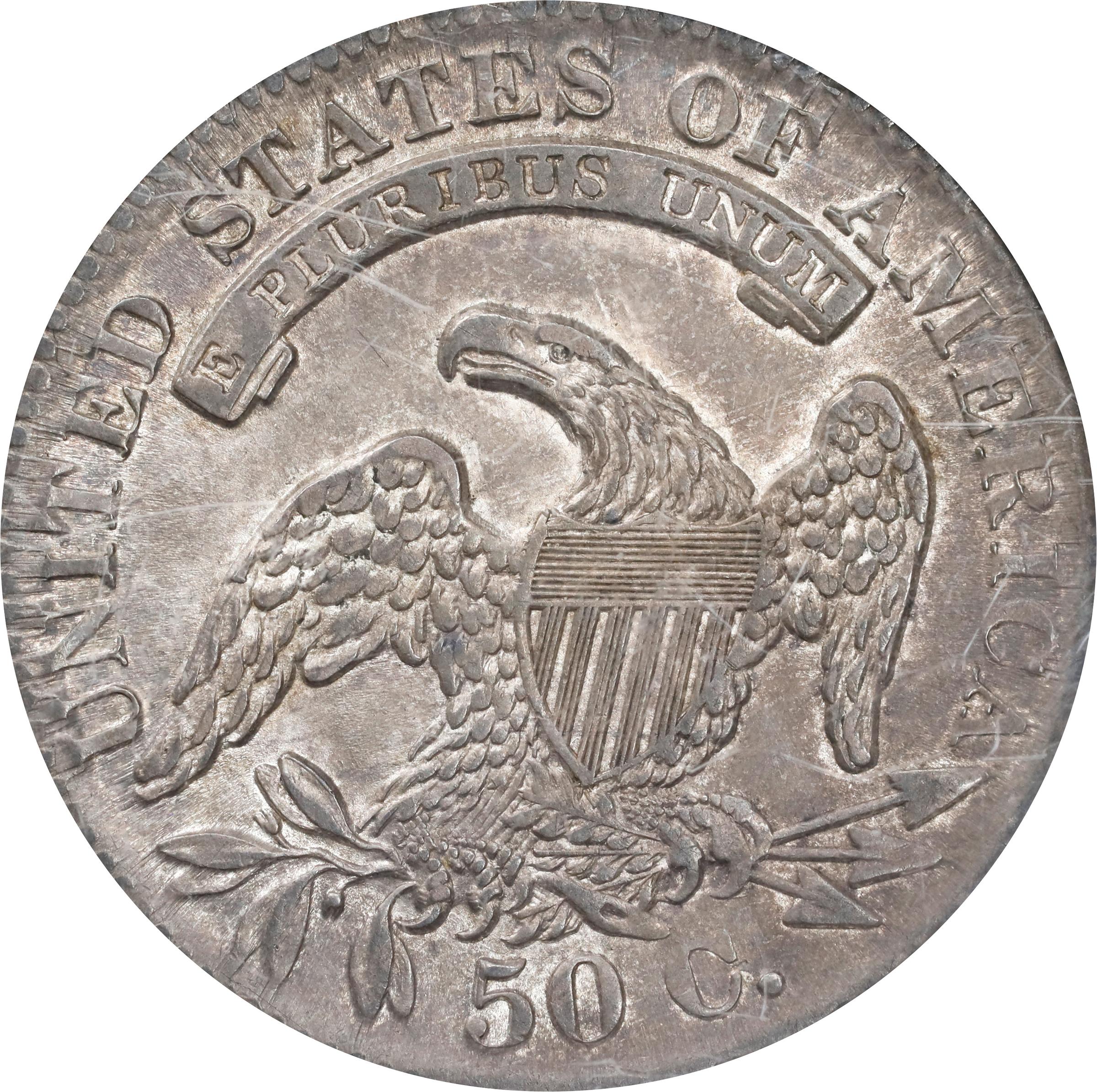 image for: 1833 Capped Bust Half Dollar. O-103. Rarity-2. AU-55 (NGC).