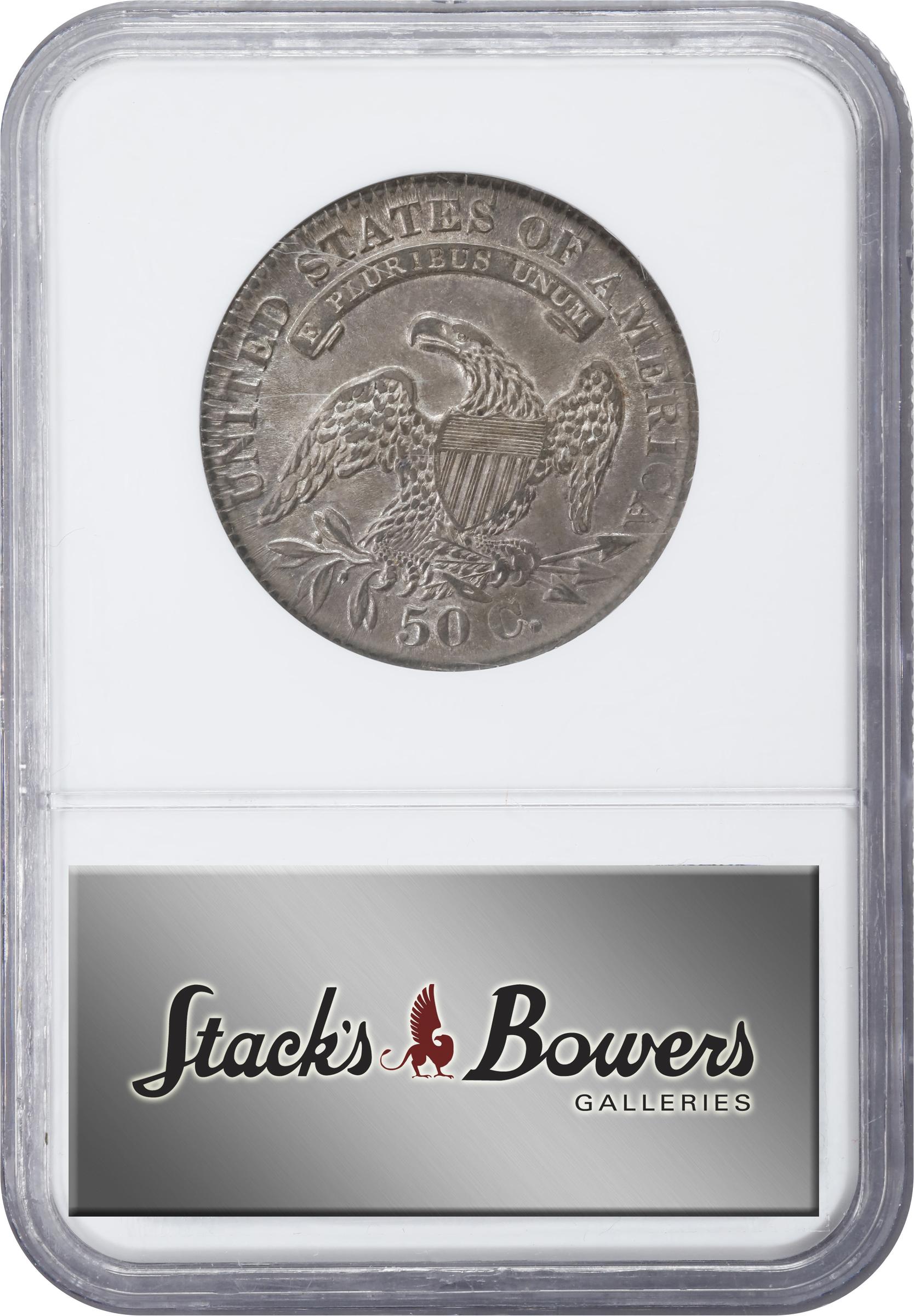 image for: 1833 Capped Bust Half Dollar. O-103. Rarity-2. AU-55 (NGC).