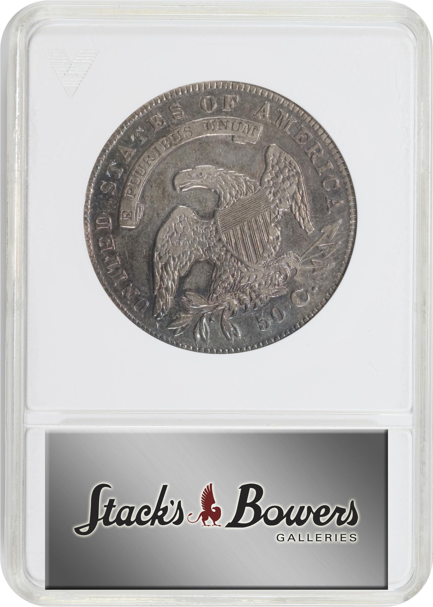 image for: 1836 Capped Bust Half Dollar. Lettered Edge. O-108a. Rarity-1. 1836/1336. EF-40 (ANACS). OH.