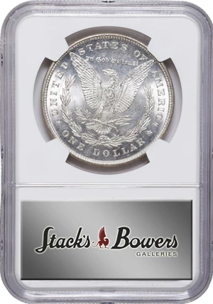 image for: 1878 Morgan Silver Dollar. 8 Tailfeathers. VAM-3. Spiked Eye. MS-63 (NGC).