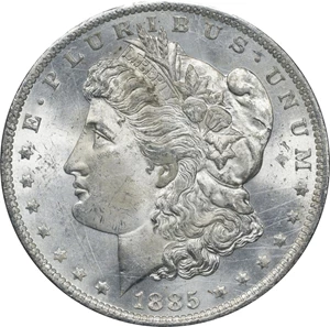 image for: 1885-O GSA Morgan Silver Dollar. GSA Soft Pack. MS-63 (NGC).