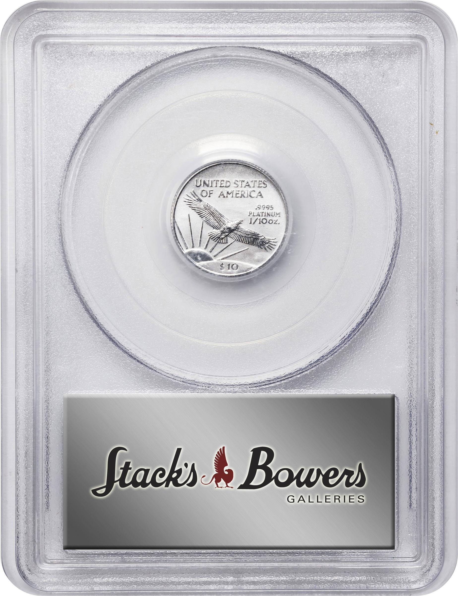 image for: 1998 Tenth-Ounce Platinum Eagle. MS-69 (PCGS).