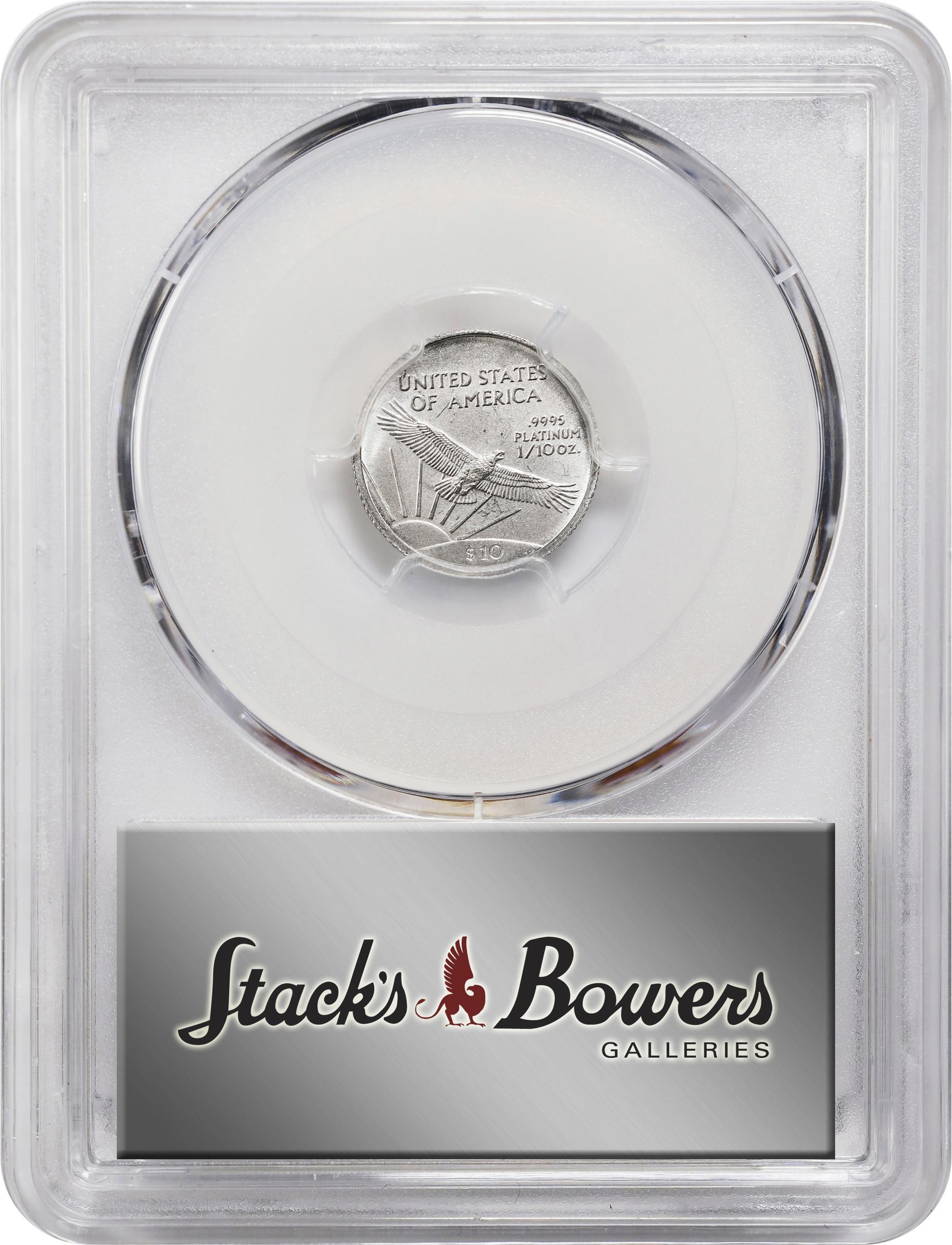 image for: 2005 Tenth-Ounce Platinum Eagle. MS-66 (PCGS).