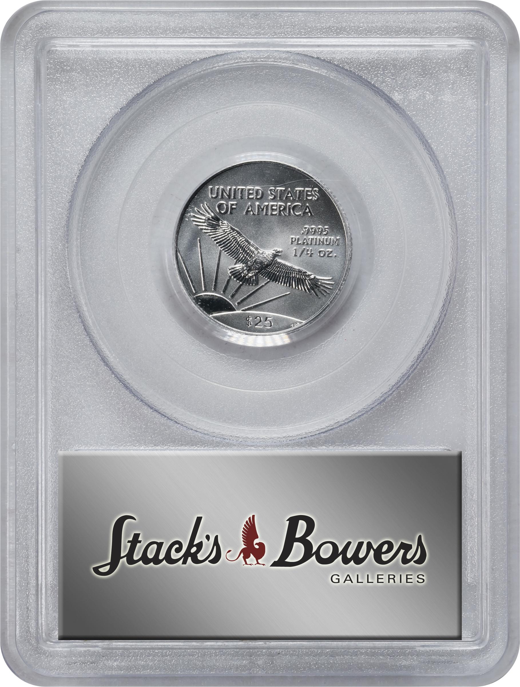 image for: 1998 Quarter-Ounce Platinum Eagle. MS-68 (PCGS).
