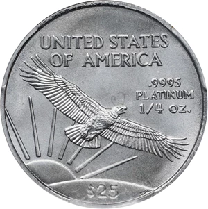 image for: 2007 Quarter-Ounce Platinum Eagle. MS-69 (PCGS).