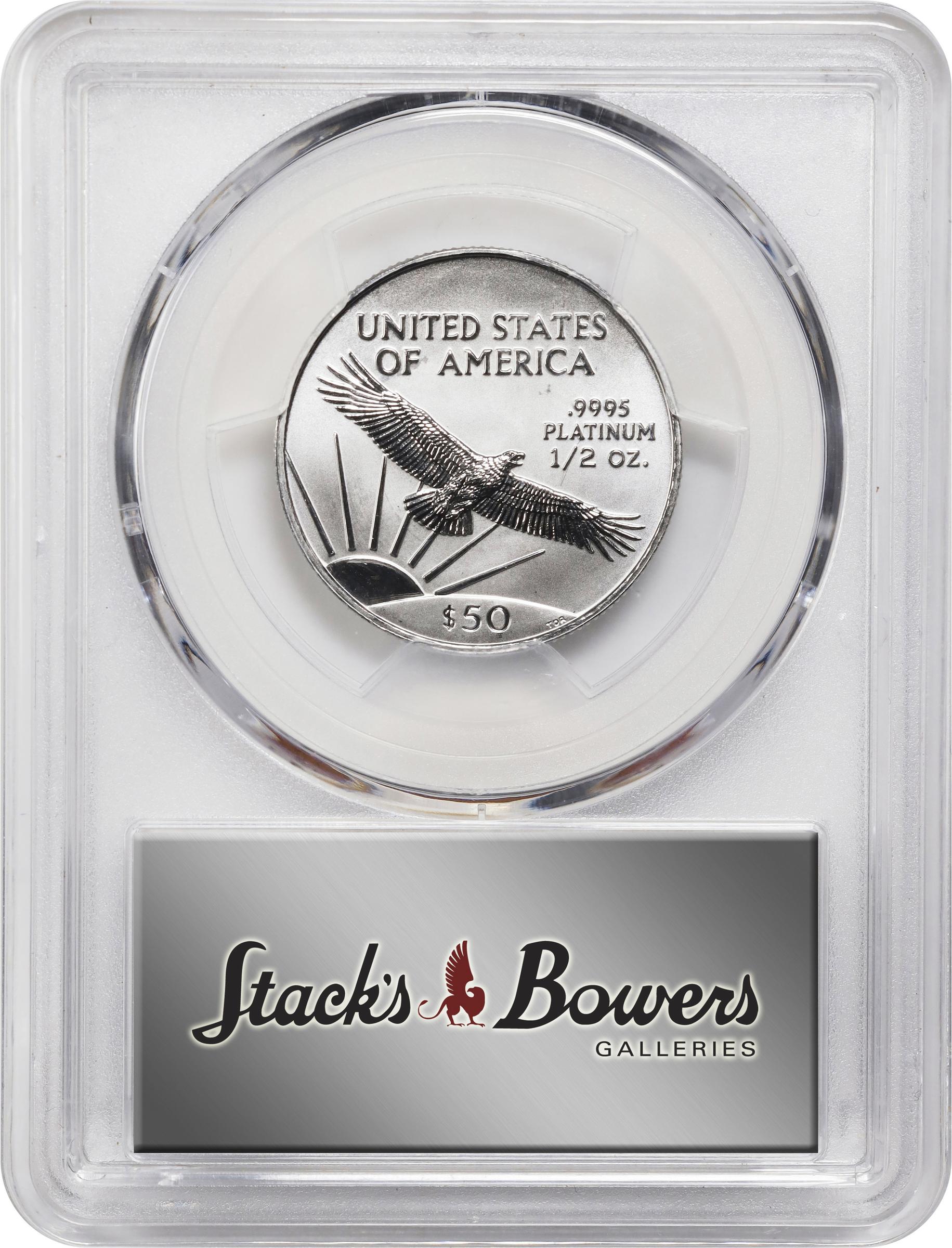 image for: 1999 Half-Ounce Platinum Eagle. MS-69 (PCGS).