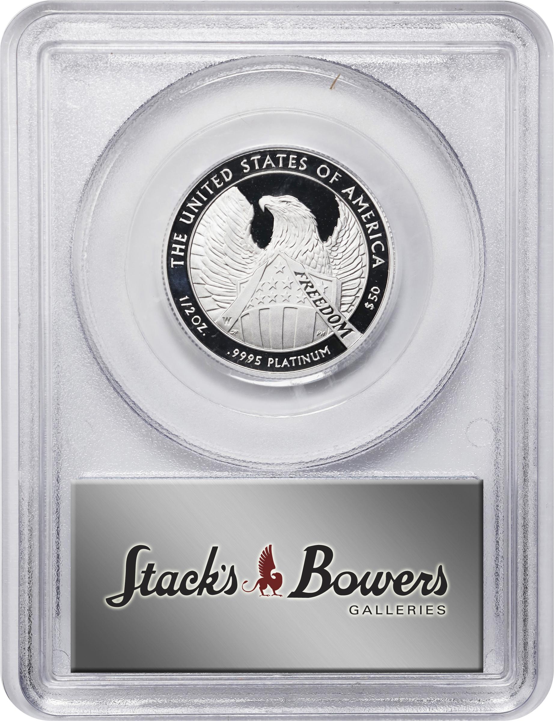 image for: 2007-W Half-Ounce Platinum Eagle. First Strike. 10th Anniversary Set. Proof-69 Deep Cameo (PCGS).