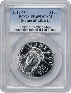 image for: 2013-W One-Ounce Platinum Eagle. Proof-69 Deep Cameo (PCGS).