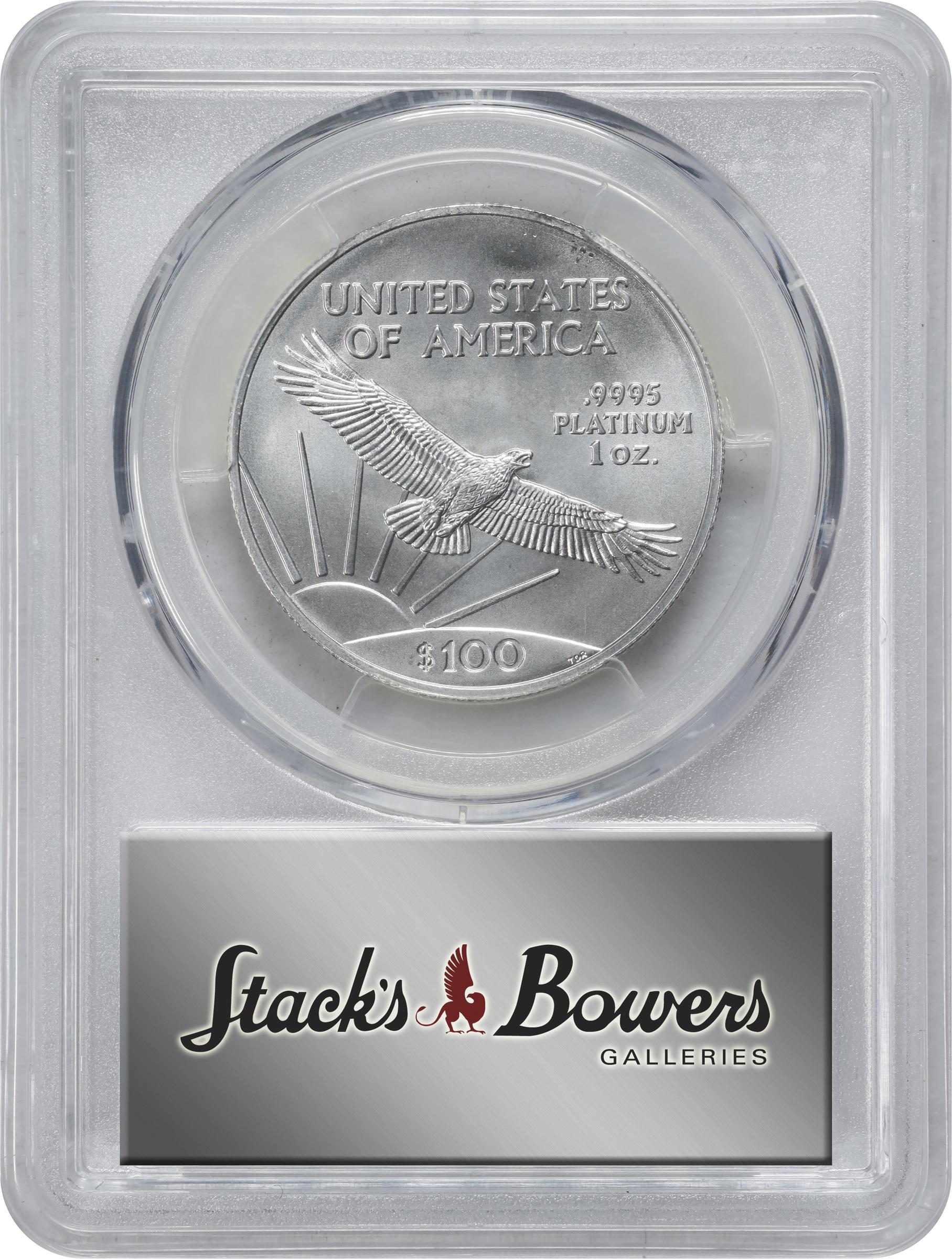 image for: 2014 One-Ounce Platinum Eagle. MS-69 (PCGS).