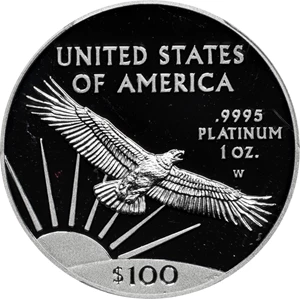 image for: 2017-W One-Ounce Platinum Eagle. 20th Anniversary. Proof-69 Deep Cameo (PCGS).