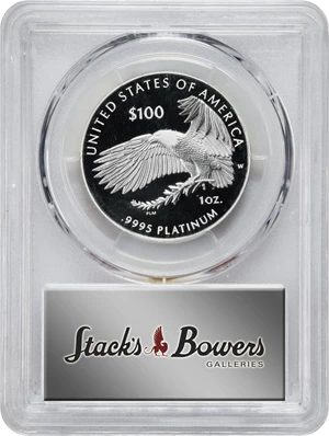image for: 2020-W One-Ounce Platinum Eagle. Proof-69 Deep Cameo (PCGS).