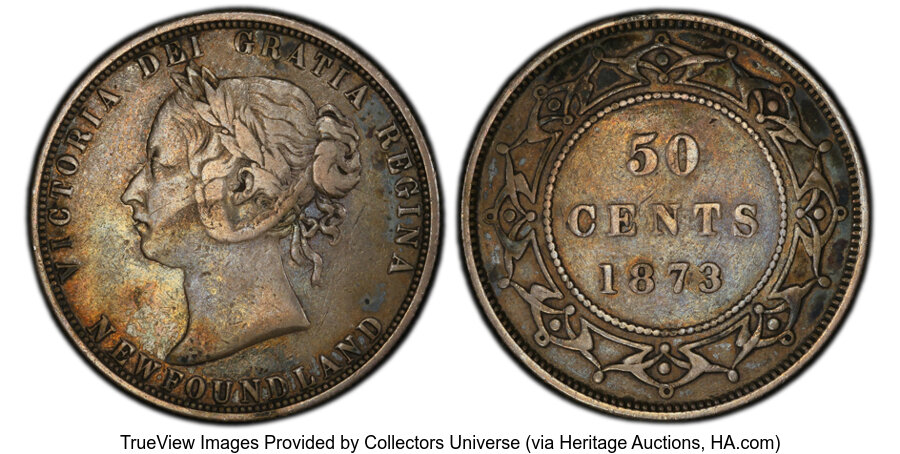 image for: Canada: Newfoundland. Victoria 50 Cents 1873 VF30 PCGS,...