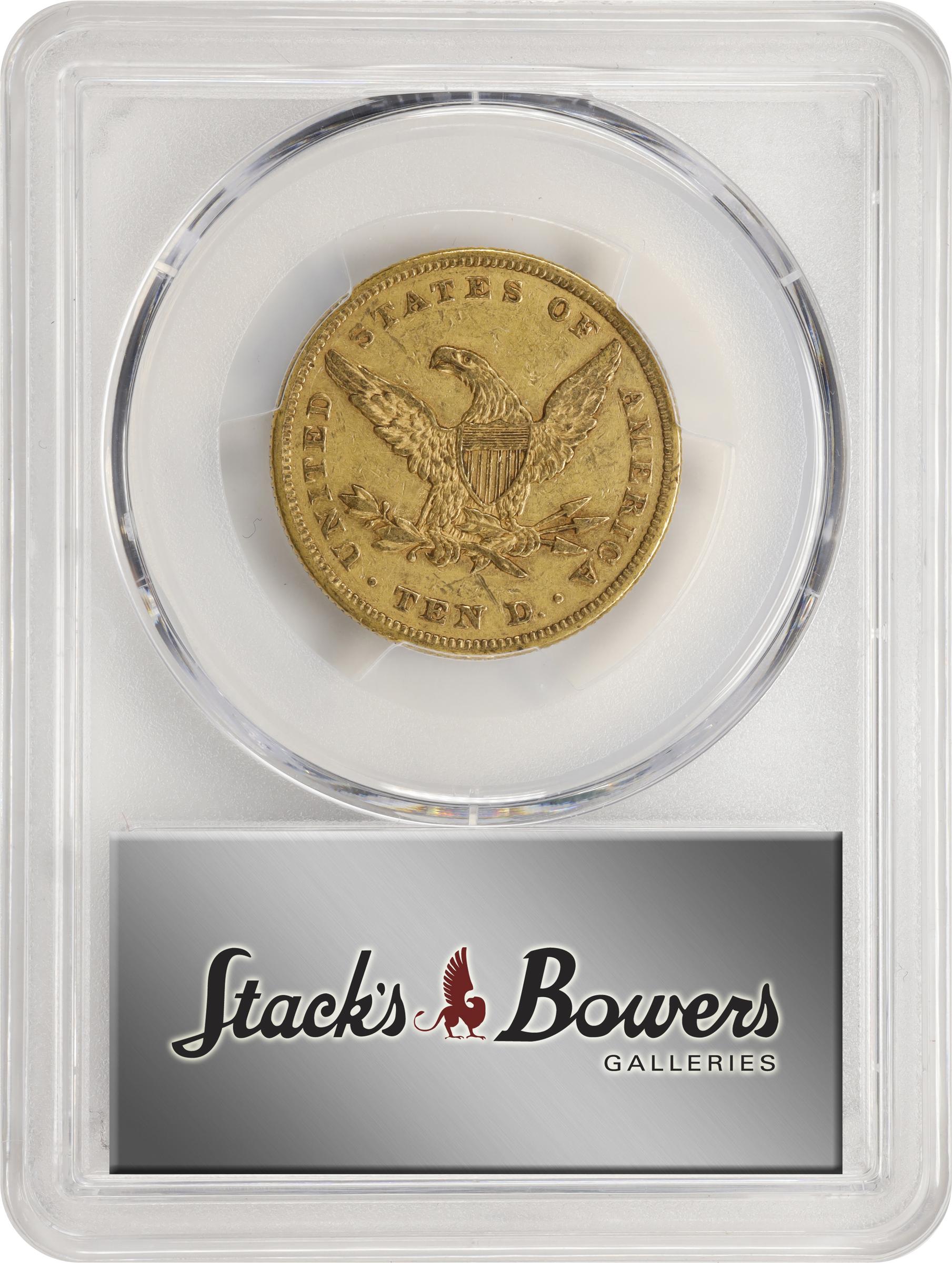 image for: 1860 Liberty Head Eagle. EF-45 (PCGS). CAC.