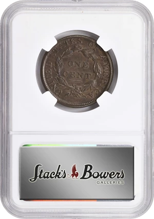 image for: 1812 Classic Head Cent. S-288, B-3. Rarity-2. Large Date. AU-58 BN (NGC).