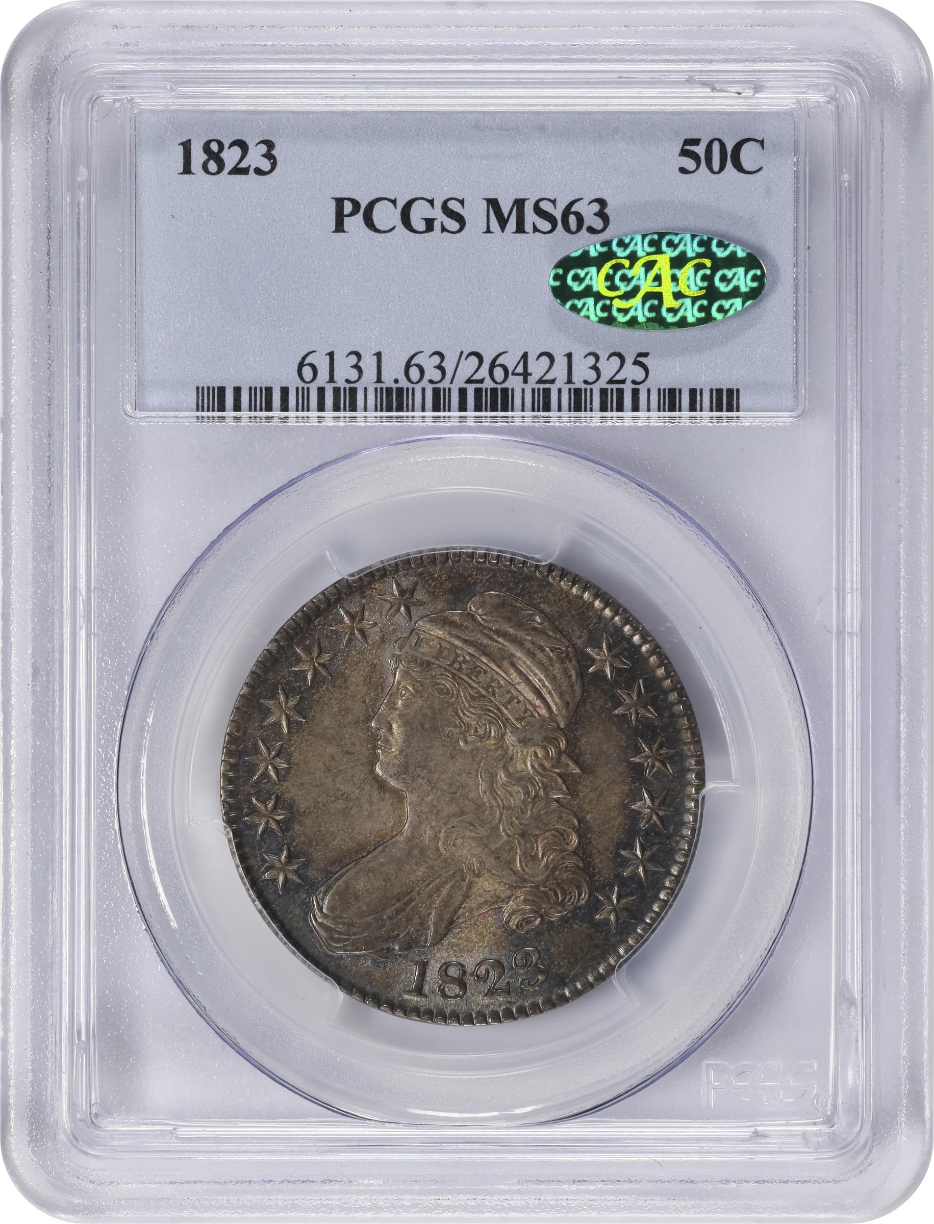 1823 50c MS60 CAC thumbnail 8