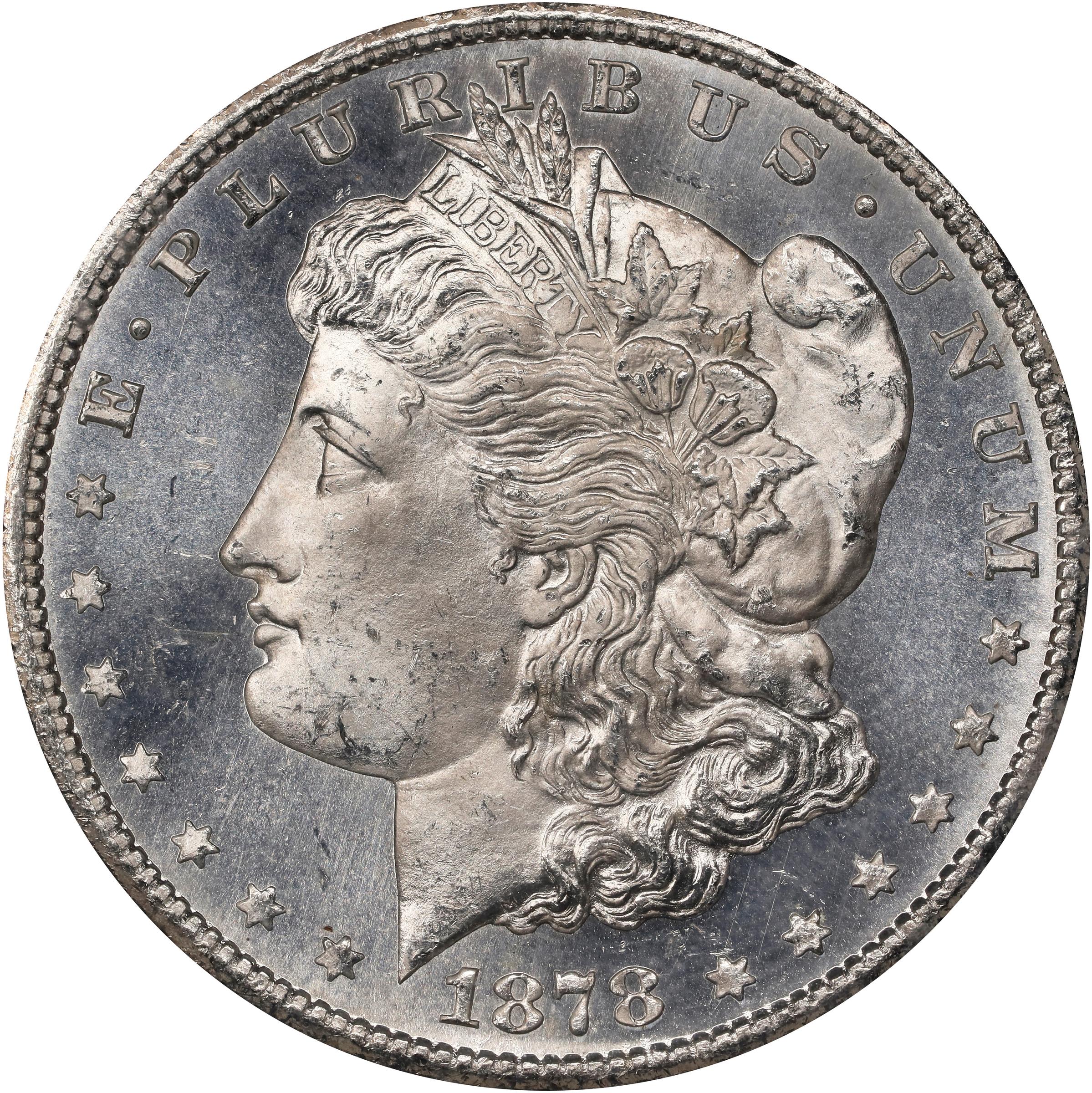 1878-CC GSA Morgan Silver Dollar. MS-64 PL (NGC). CAC.
