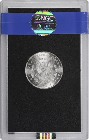 image for: 1880-CC GSA Morgan Silver Dollar. VAM-7. Hit List 40. 8/7, Reverse of 1878. MS-65+ (NGC). CAC.