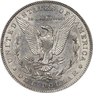 image for: 1888-O Morgan Silver Dollar. VAM-4. Top 100 Variety. Doubled Die Obverse, Hot Lips. AU-55 (NGC).