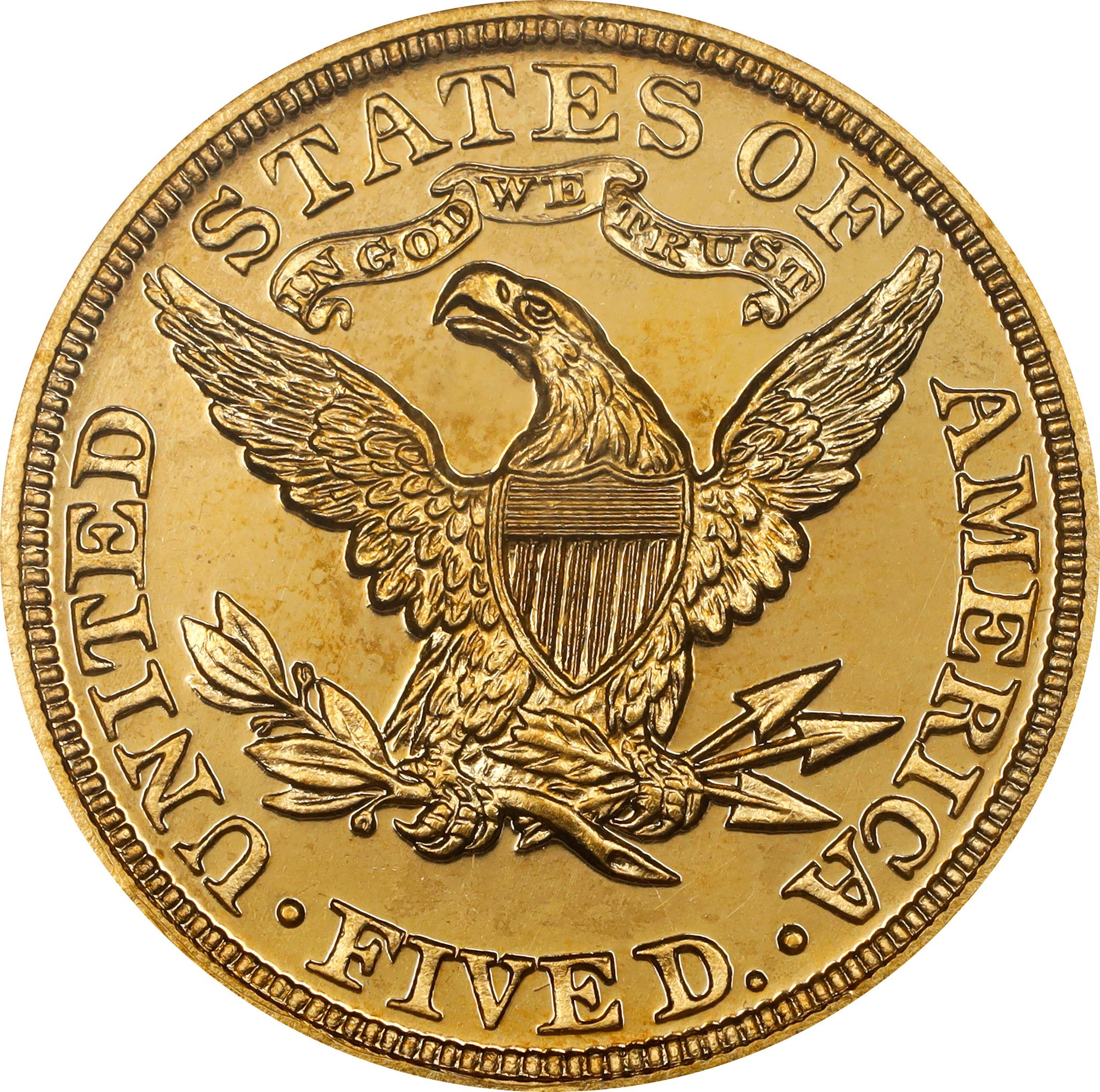 image for: 1903 Liberty Head Half Eagle. JD-1. Rarity-4. Proof-64 (NGC). OH.