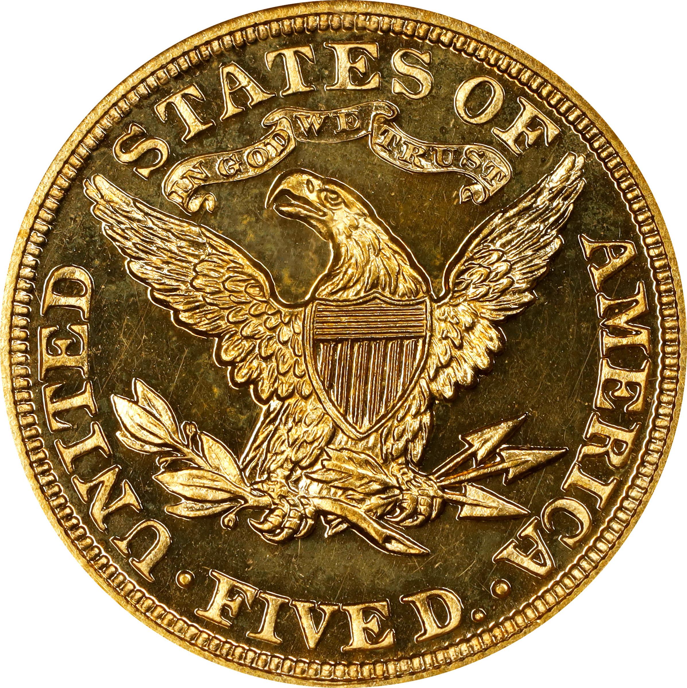 image for: 1903 Liberty Head Half Eagle. JD-1. Rarity-4. Proof-64 (NGC). OH.