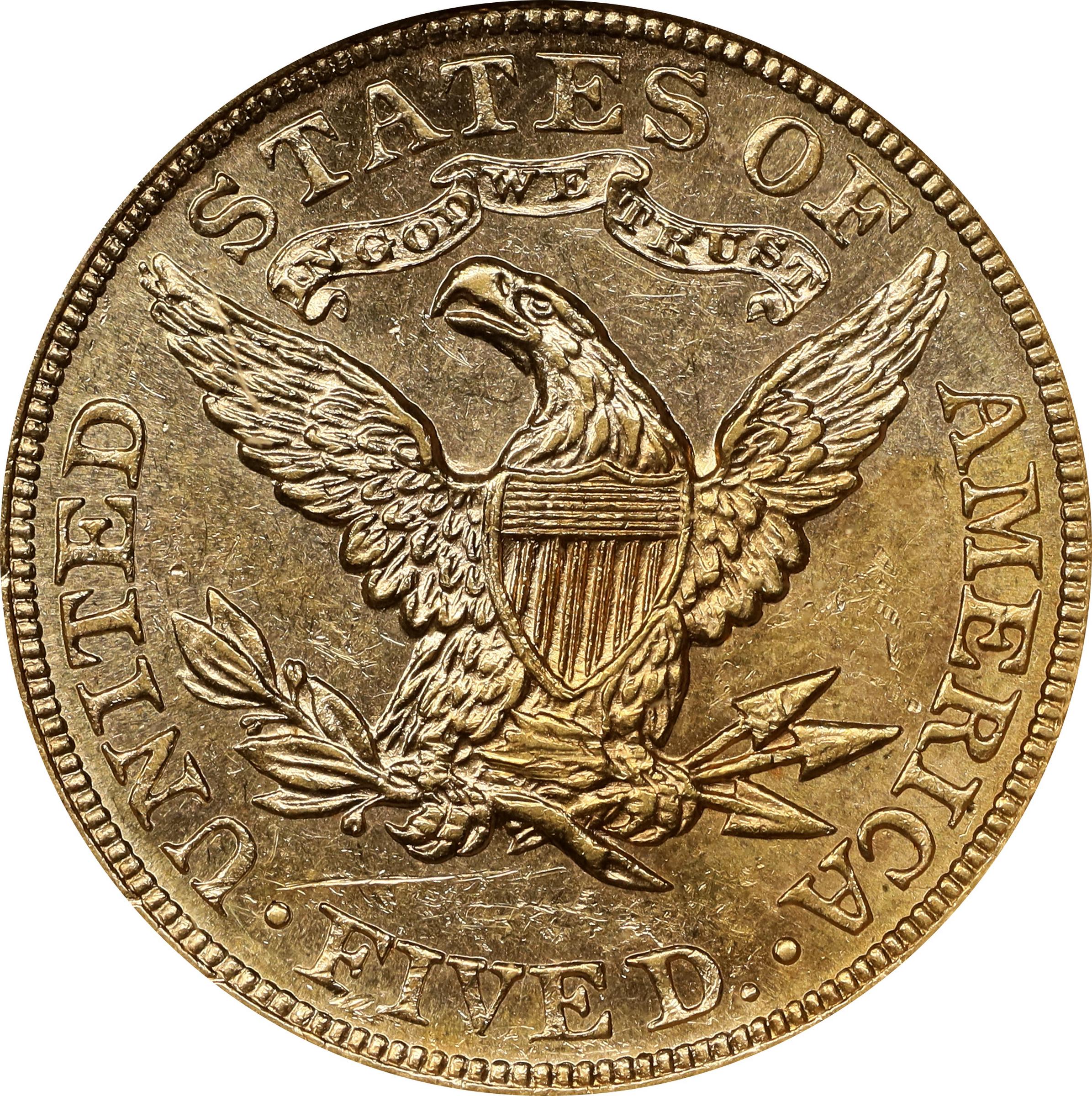 image for: 1904 Liberty Head Half Eagle. MS-62 PL (NGC).