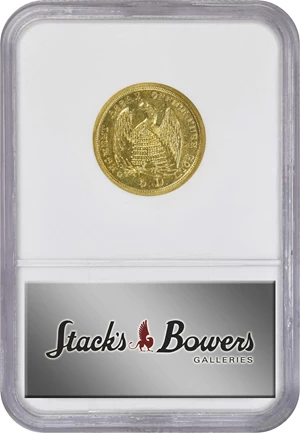 image for: 1860 Mormon $5. K-6. Rarity-5+. MS-62 (NGC). CMQ.