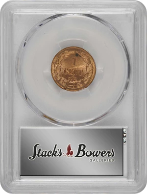 image for: "1861" (1961) Confederate Cent. Bashlow Restrike. Copper. MS-64 RD (PCGS).