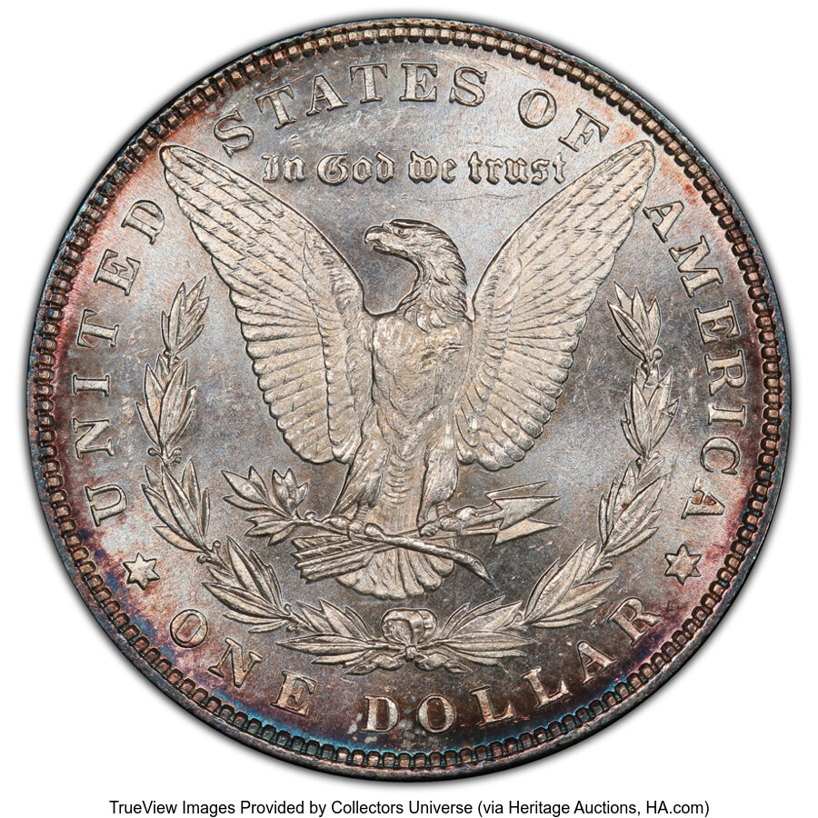 image for: 1884 $1 Large Dot, VAM-3, MS64 Prooflike PCGS. A Top 100 Variety. PCGS Population: (3/0 and 0/0+)....