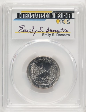 image for: 2019-W 25C Frank Church River of No Return, First Week of Discovery, Emily S. Damstra Signature, MS66 PCGS....