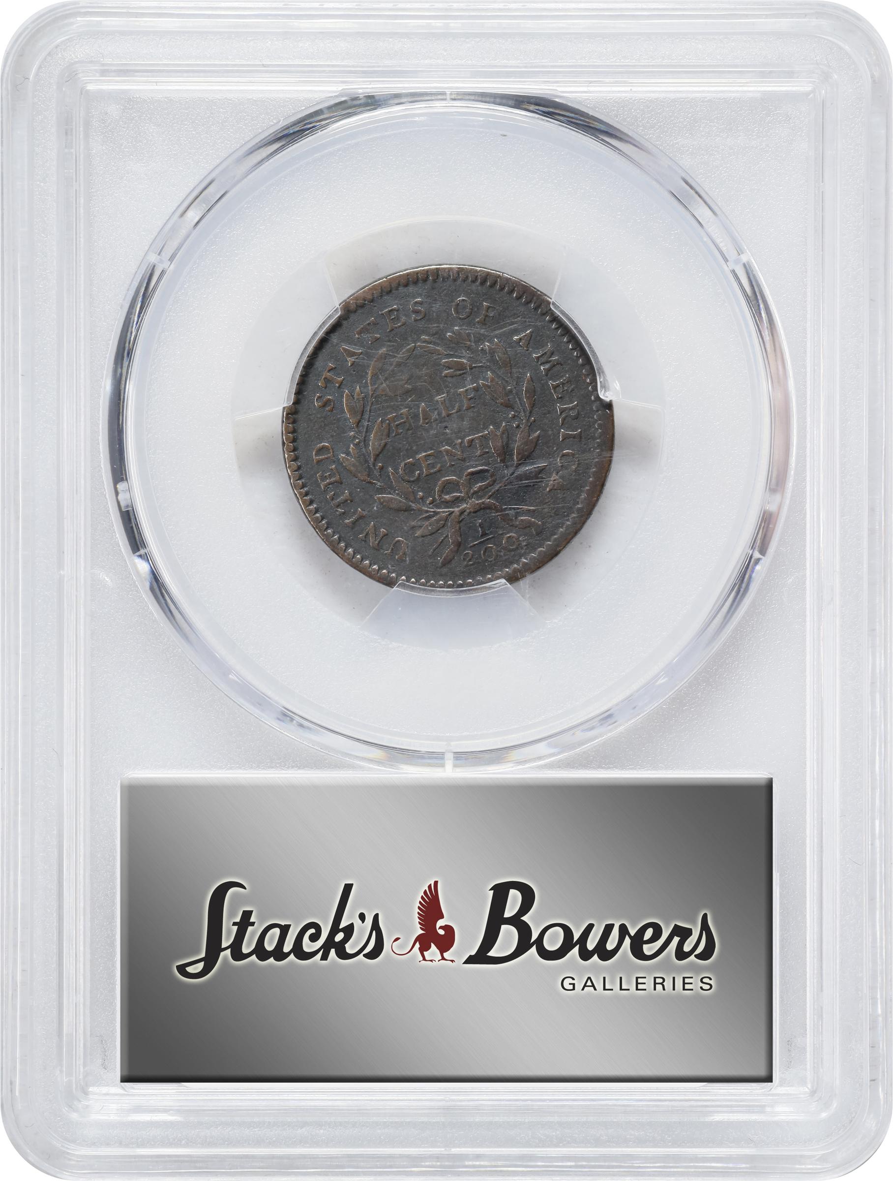 image for: 1794 Liberty Cap Half Cent. C-4a. Rarity-3. Normal Head. Small Edge Letters. VF Details--Repaired (PCGS).