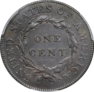 image for: 1808 Classic Head Cent. S-277, B-1. Rarity-2. EF Details--Environmental Damage (PCGS).