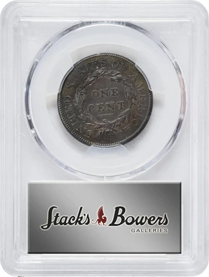 image for: 1808 Classic Head Cent. S-277, B-1. Rarity-2. EF Details--Environmental Damage (PCGS).
