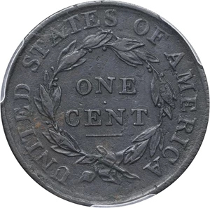image for: 1809 Classic Head Cent. S-280, B-1. Rarity-2. VF Details--Environmental Damage (PCGS).