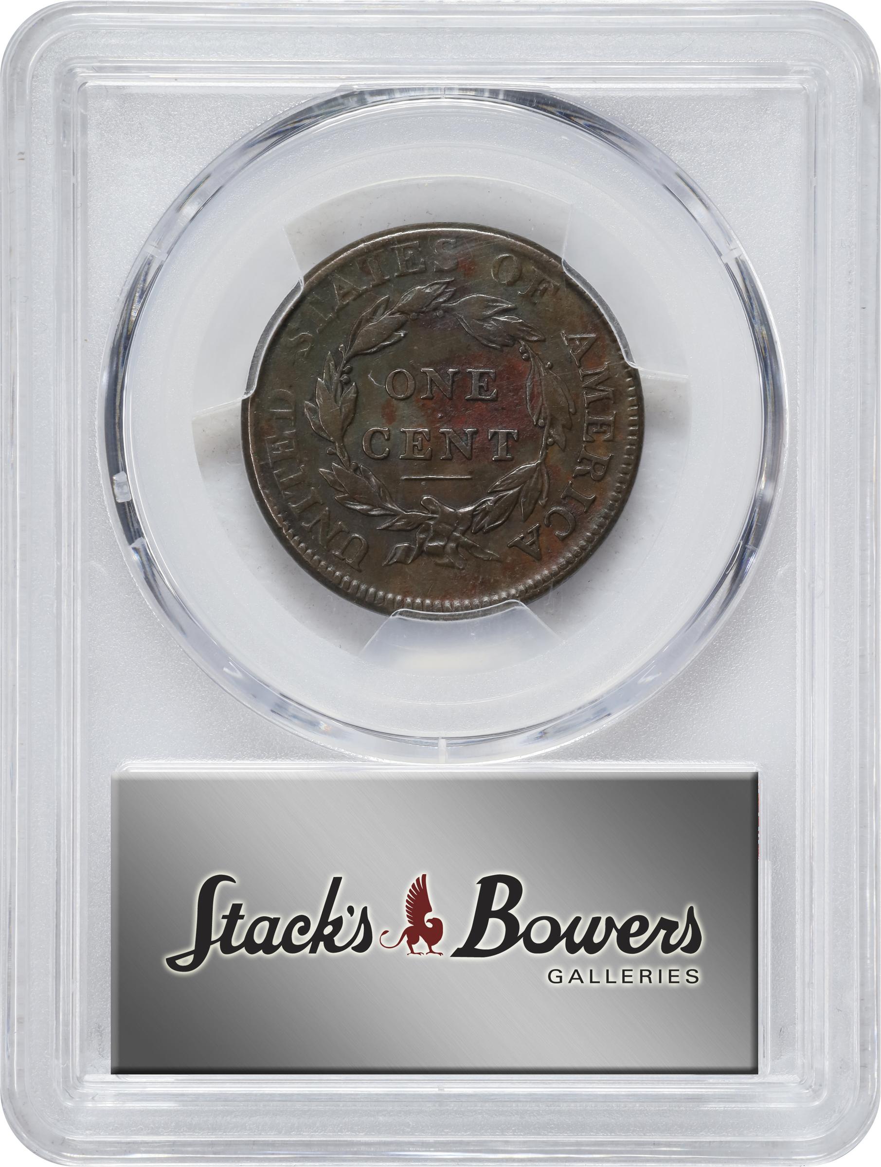 image for: 1810/09 Classic Head Cent. S-281, B-1. Rarity-1. EF Details--Environmental Damage (PCGS).