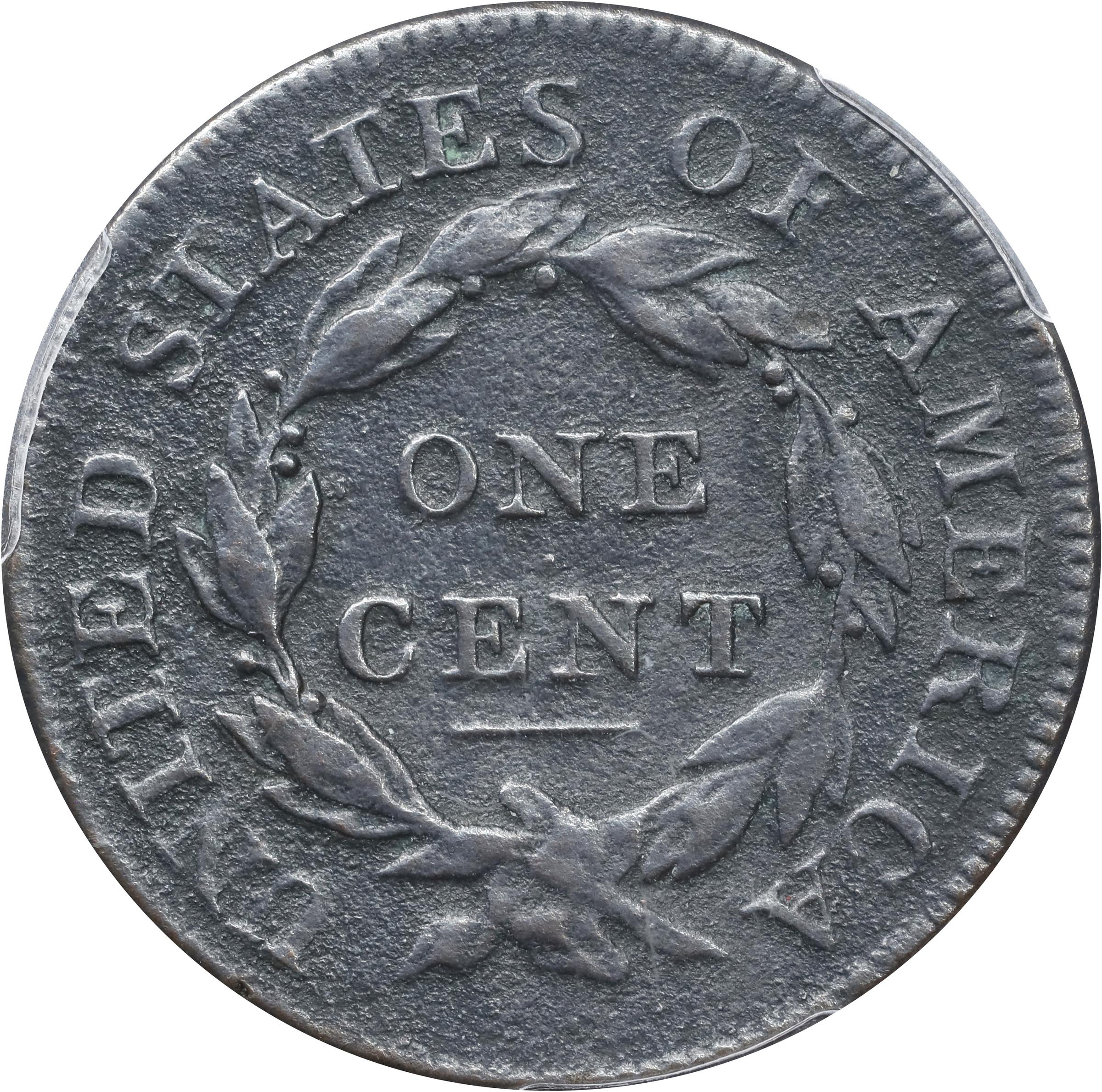 image for: 1813 Classic Head Cent. S-292, B-2. Rarity-2. EF Details--Environmental Damage (PCGS).
