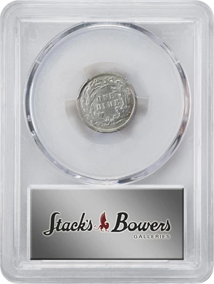 image for: 1865 Liberty Seated Dime. VF Details--Surfaces Smoothed (PCGS).